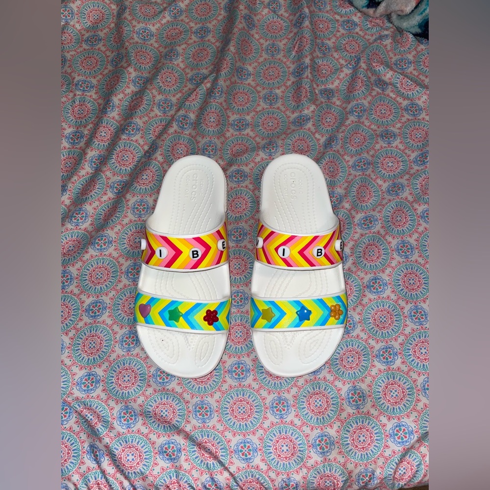 Festival vibes crocs sandals
